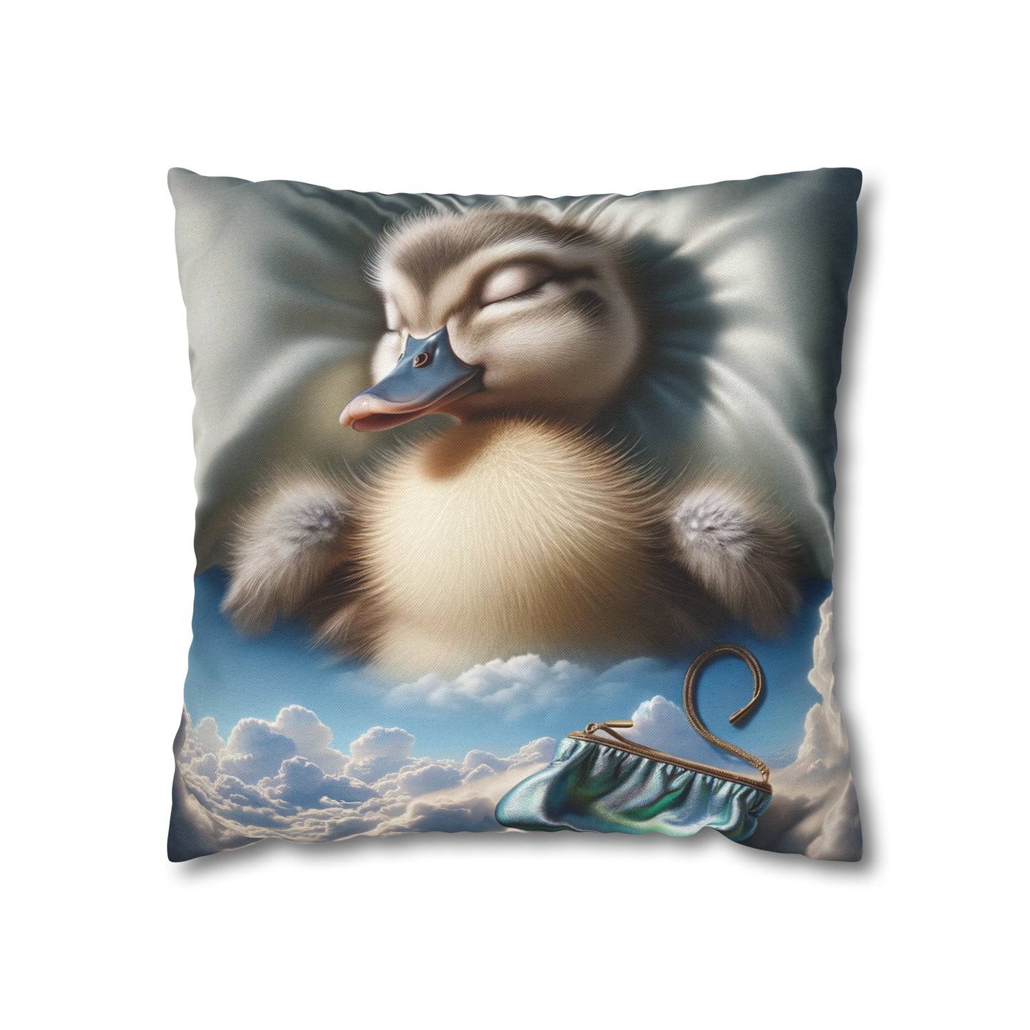 Spun Polyester Square Pillow Case by Duck Society®