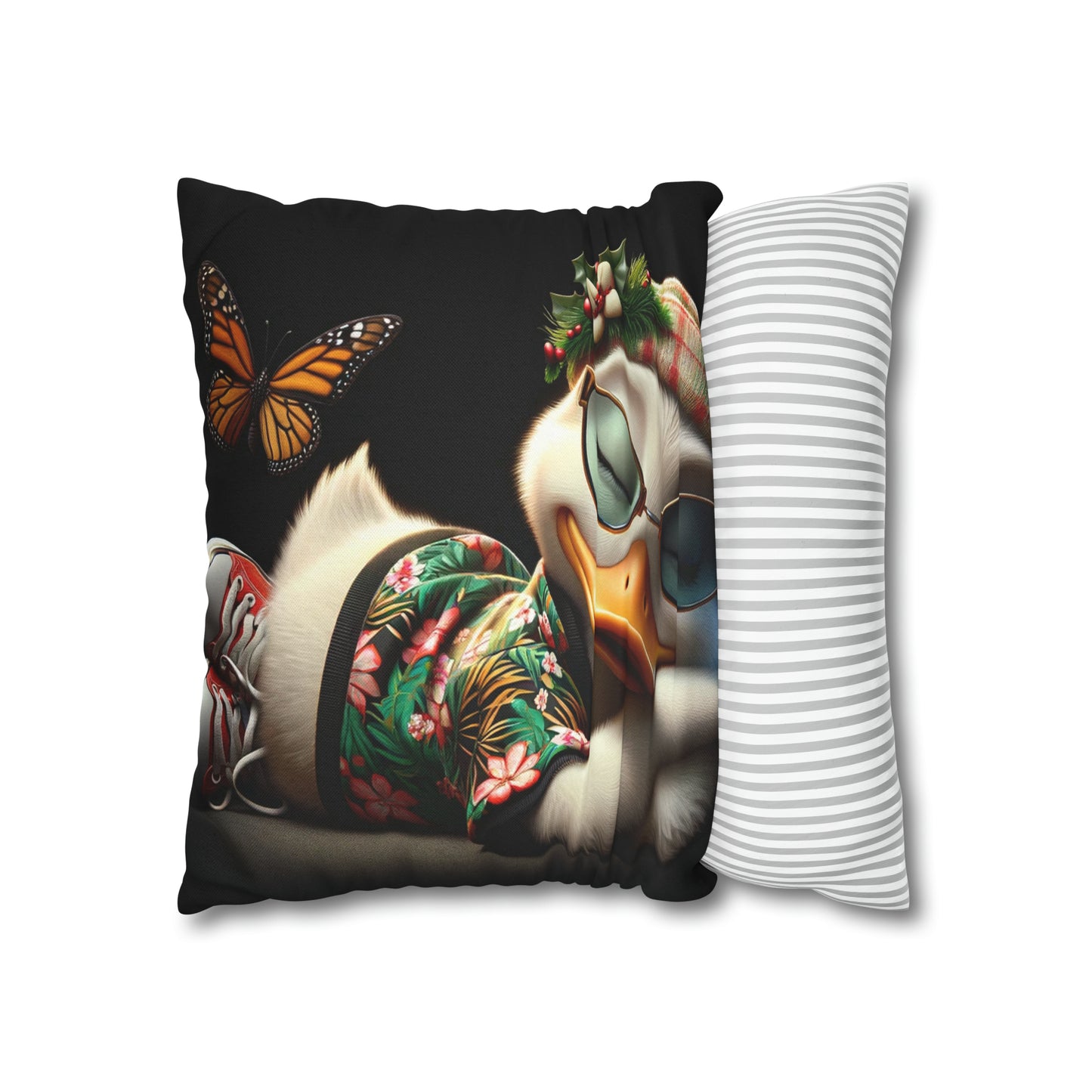 Spun Polyester Square Pillow Case by Duck Society®