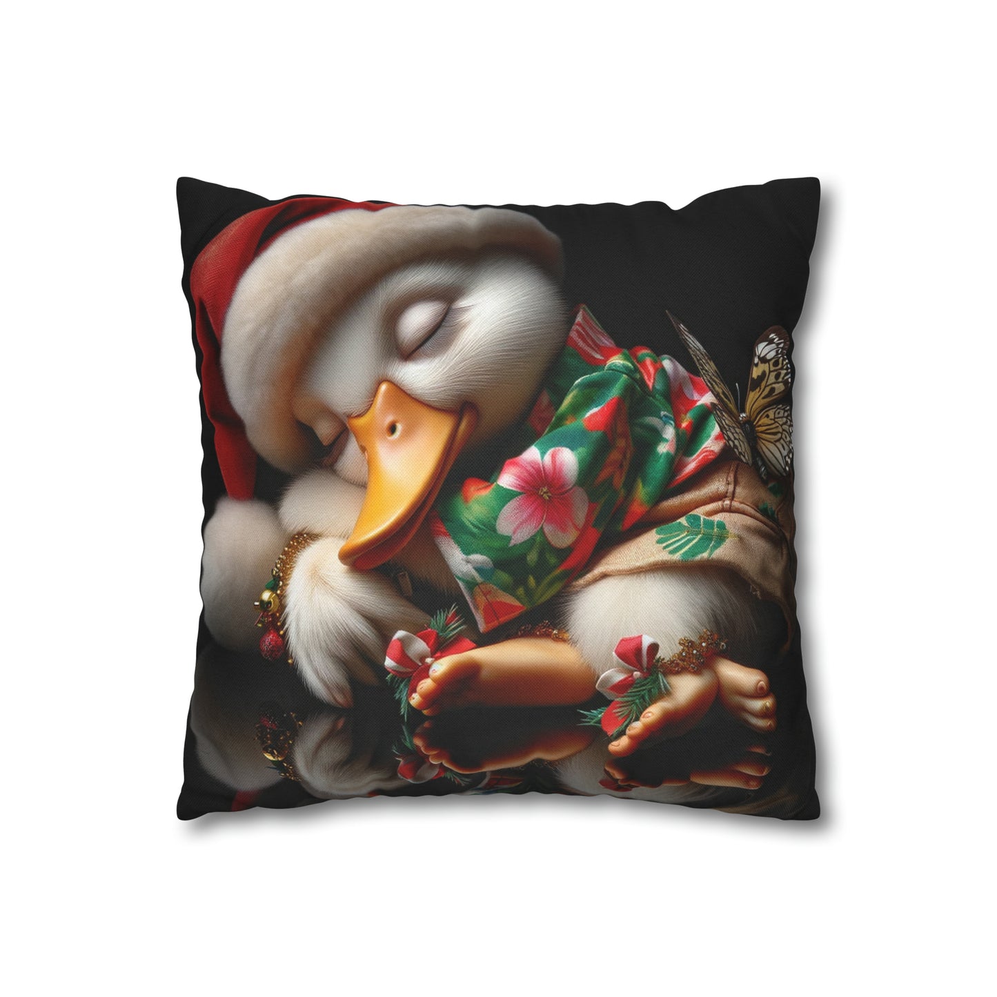 Duck Society® Spun Polyester Square Pillow Case