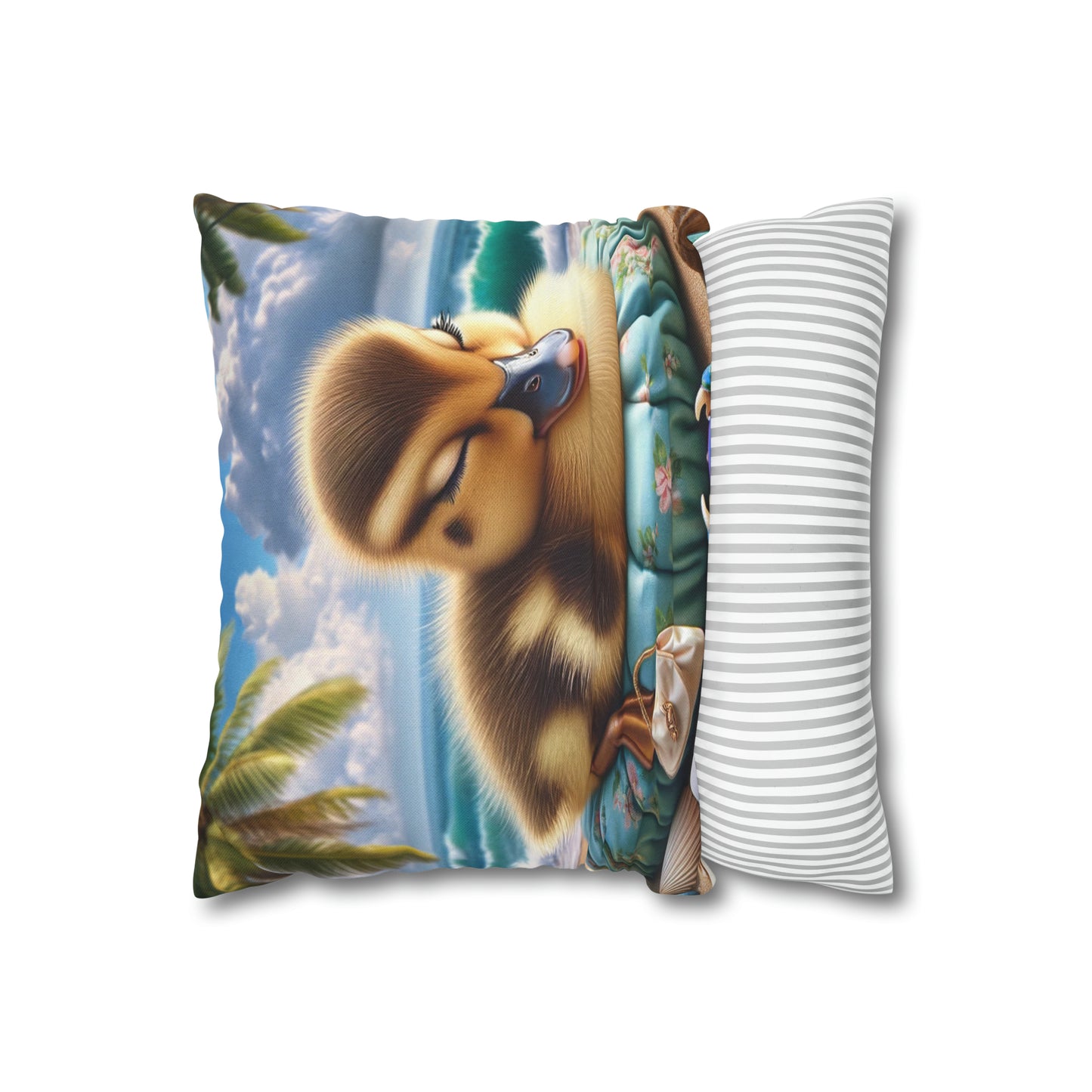 Duck Society® Square Pillow Case Spun Polyester