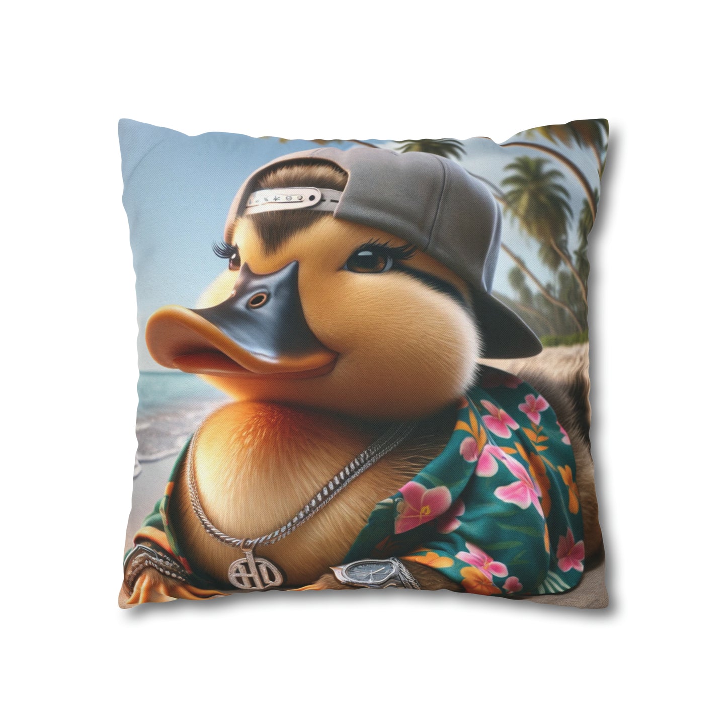 Duck Society® Square Pillow Case, Spun Polyester