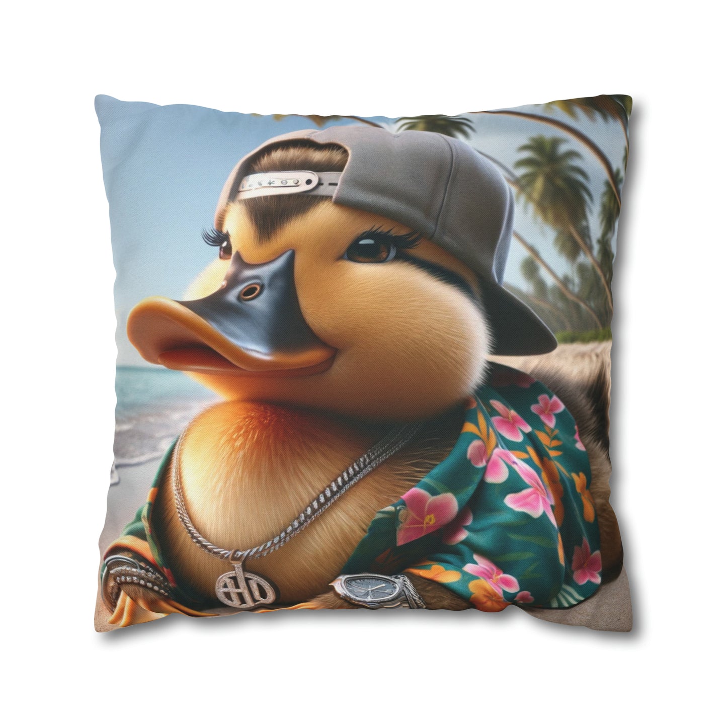 Duck Society® Square Pillow Case, Spun Polyester