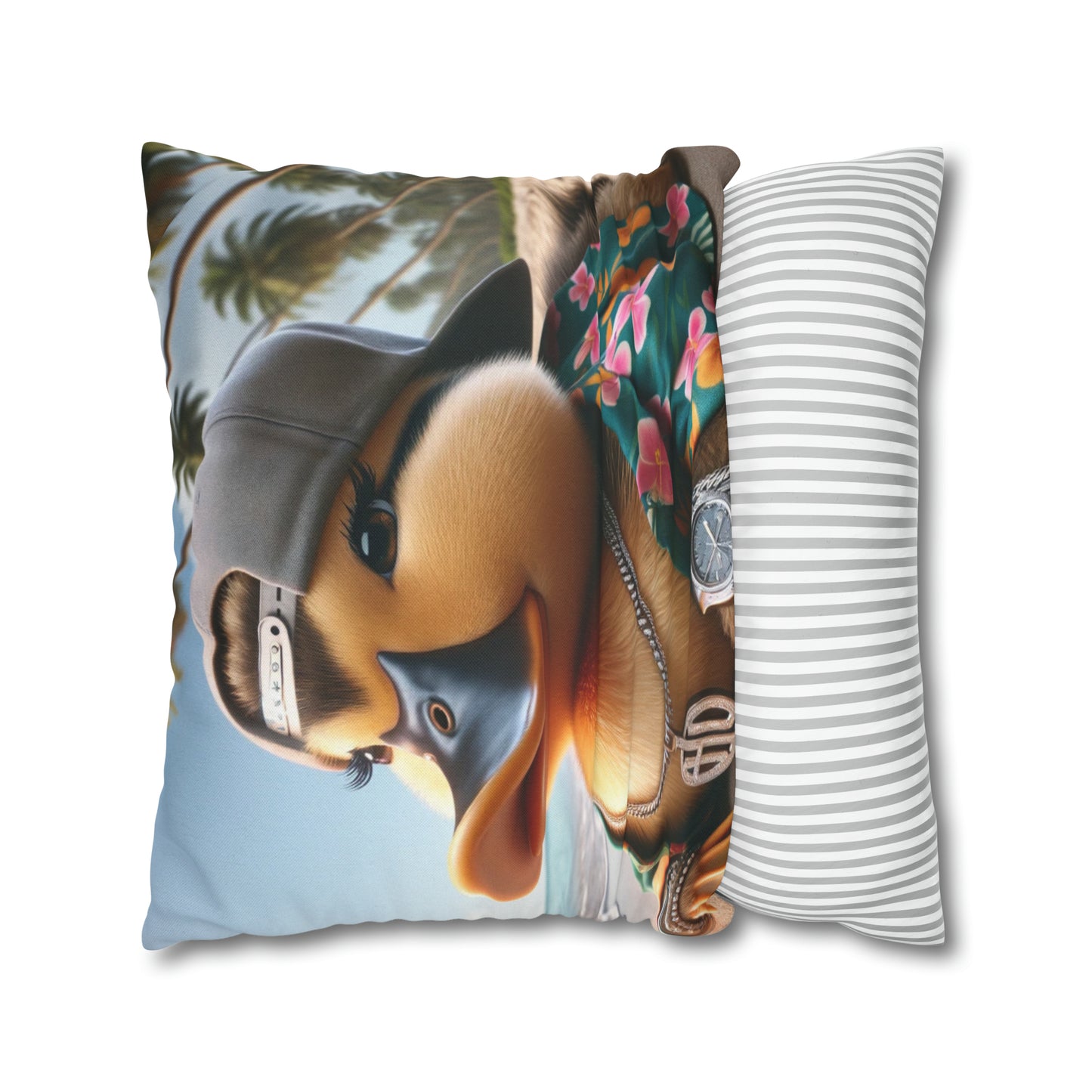 Duck Society® Square Pillow Case, Spun Polyester