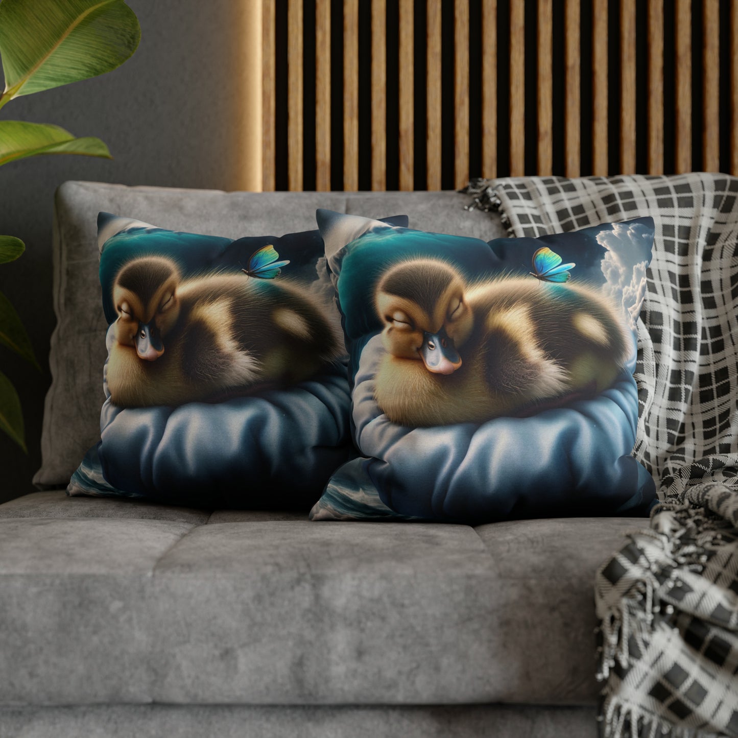 Duck Society® Square Pillow Case Spun Polyester