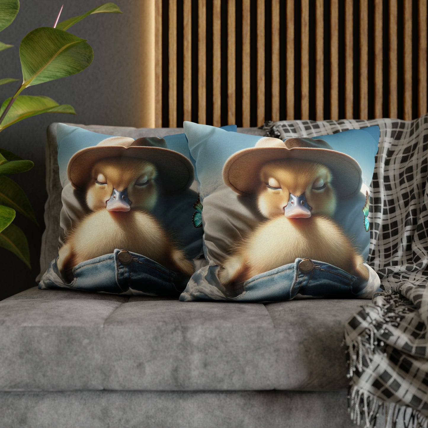 Polyester Square Pillow Case by Duck Society®