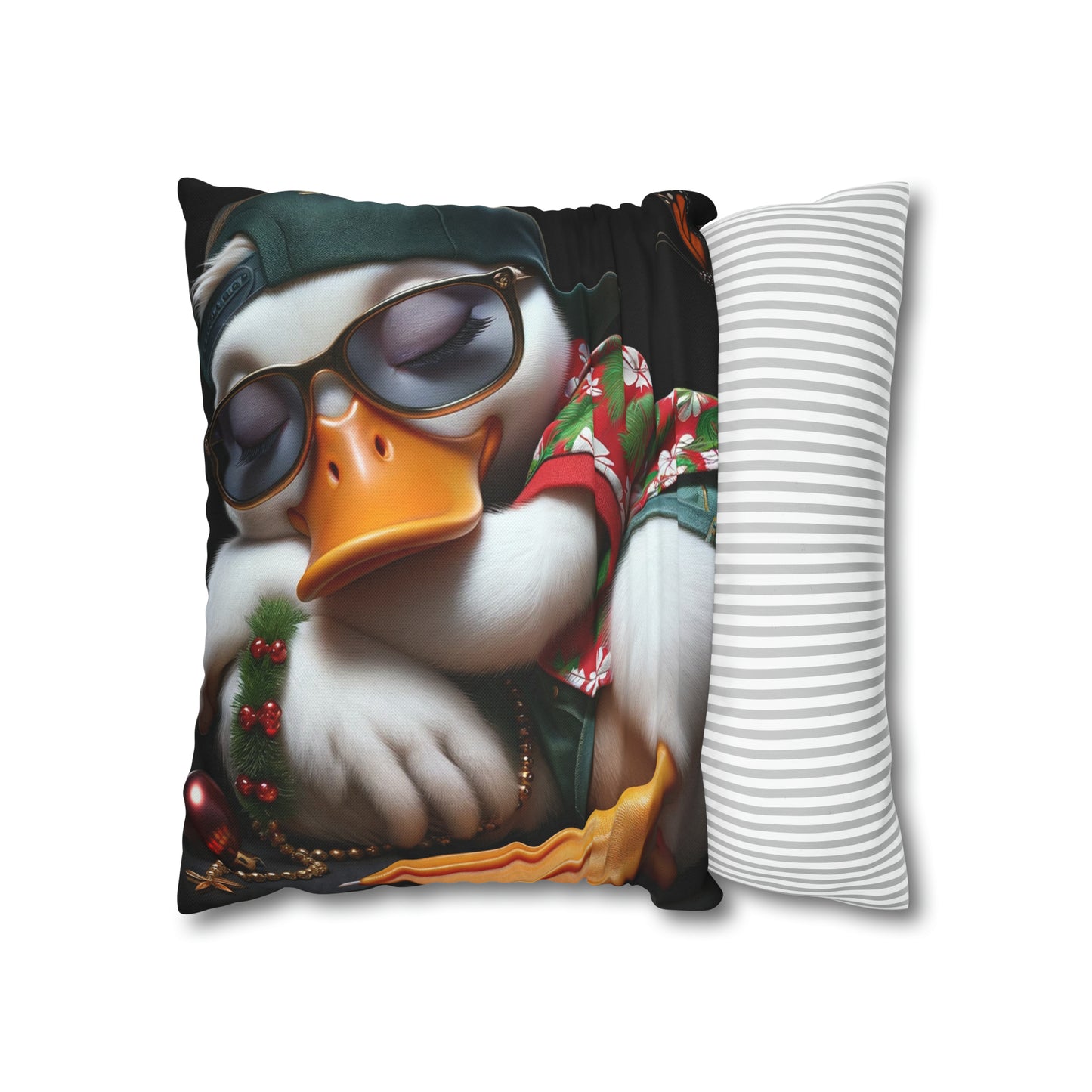 Spun Polyester Square Pillow Case by Duck Society®