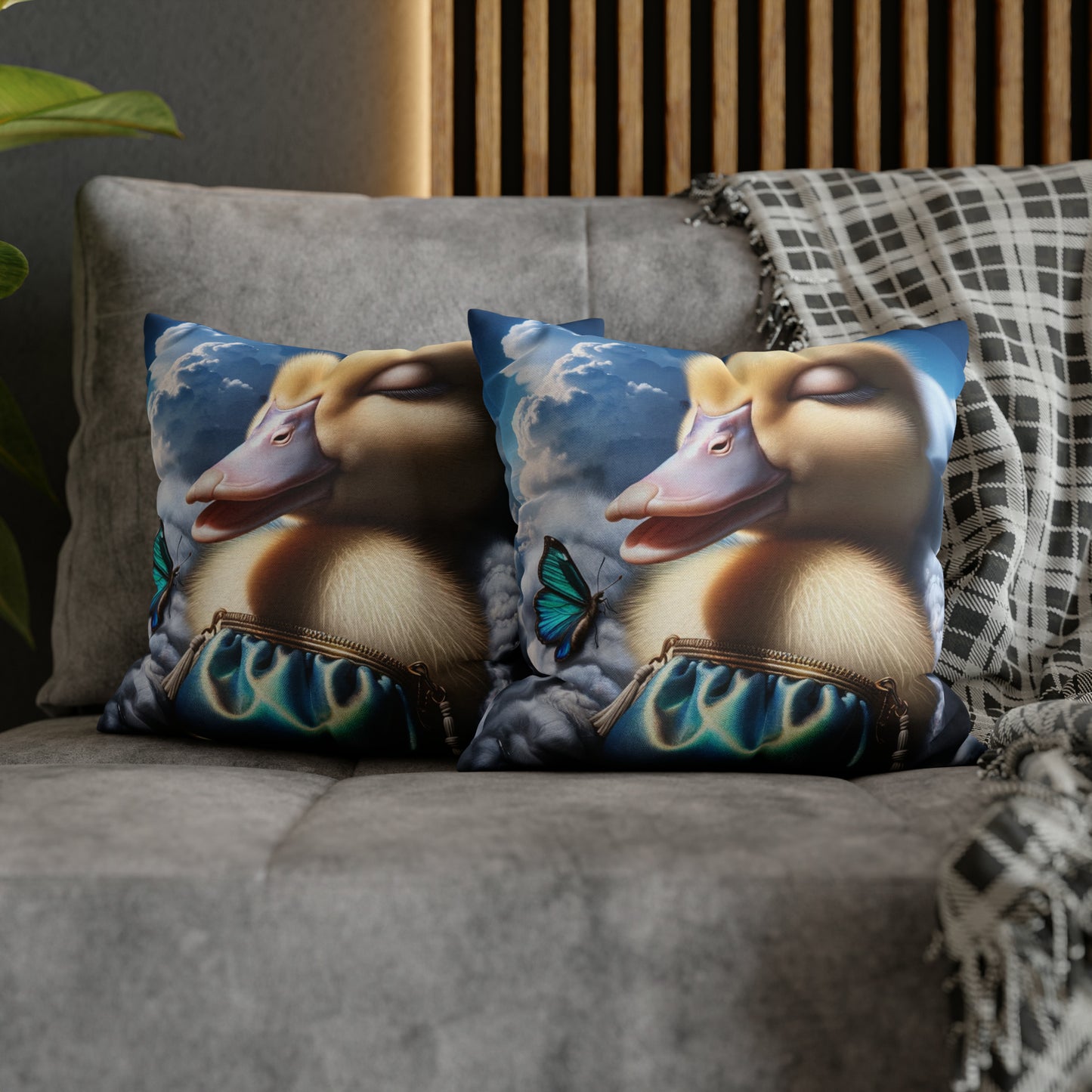 Polyester Square Pillow Case by Duck Society®