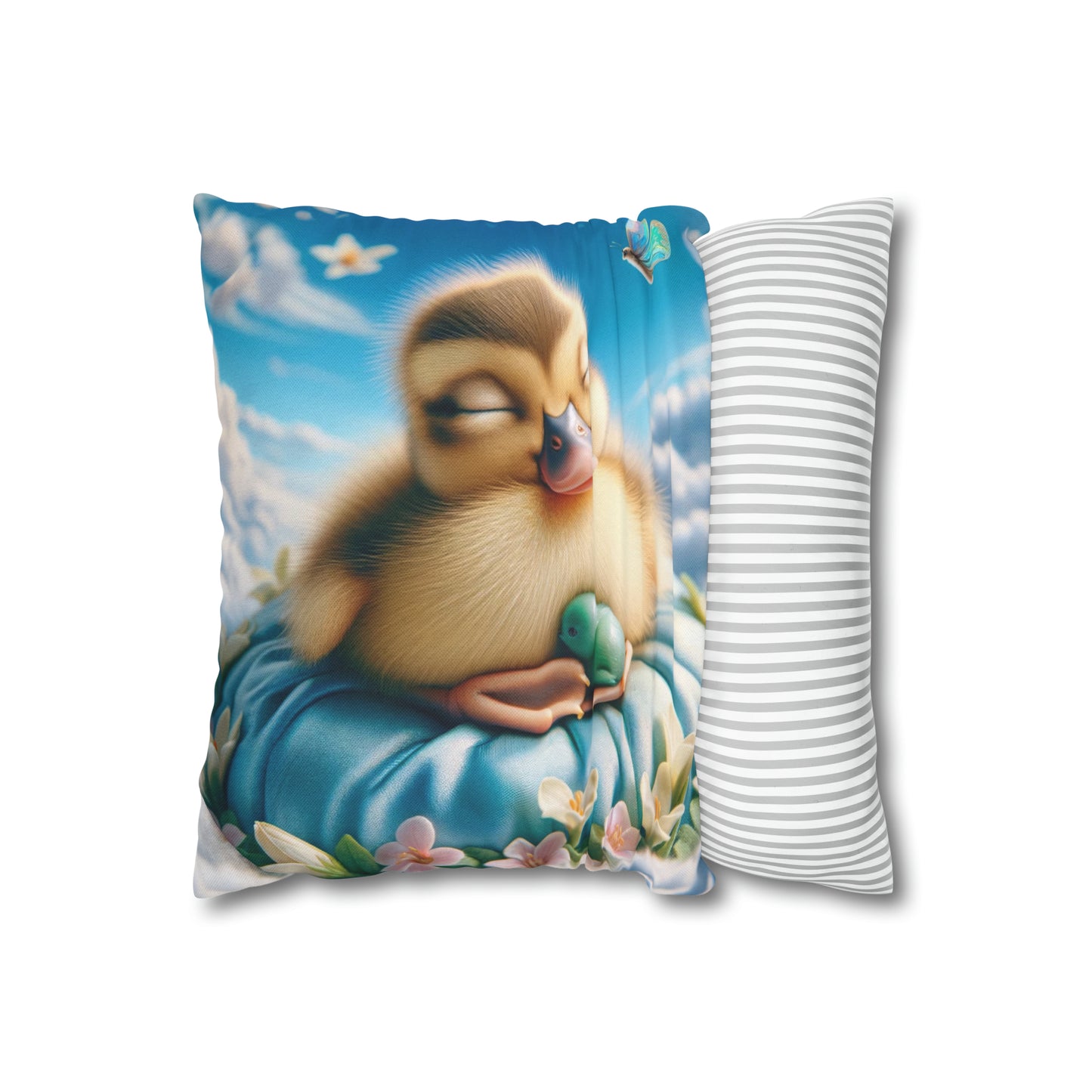 Spun Polyester Square Pillow Case by Duck Society®