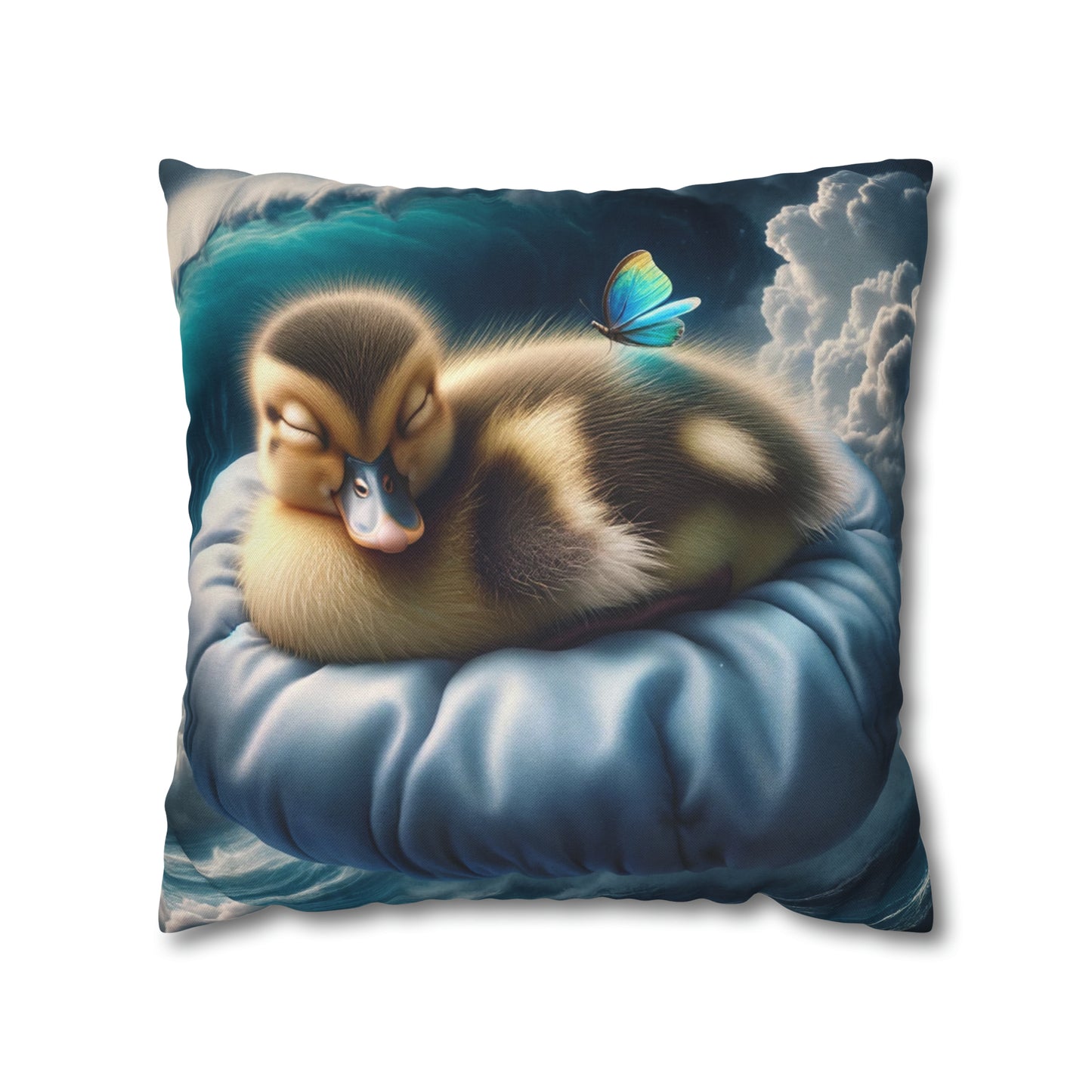 Duck Society® Square Pillow Case Spun Polyester