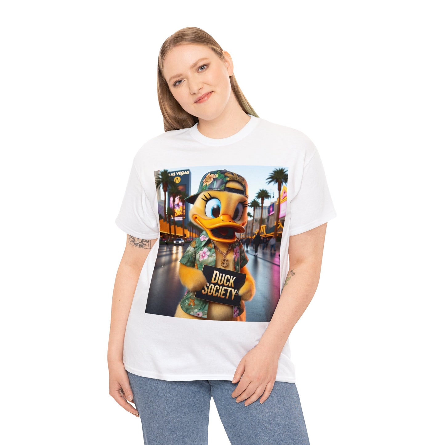 Duck Society® Unisex Heavy Cotton Tee