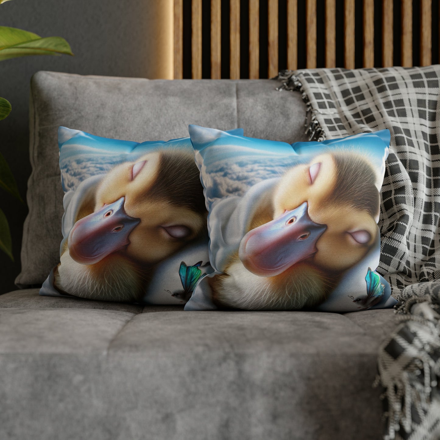 Polyester Square Pillow Case by Duck Society®