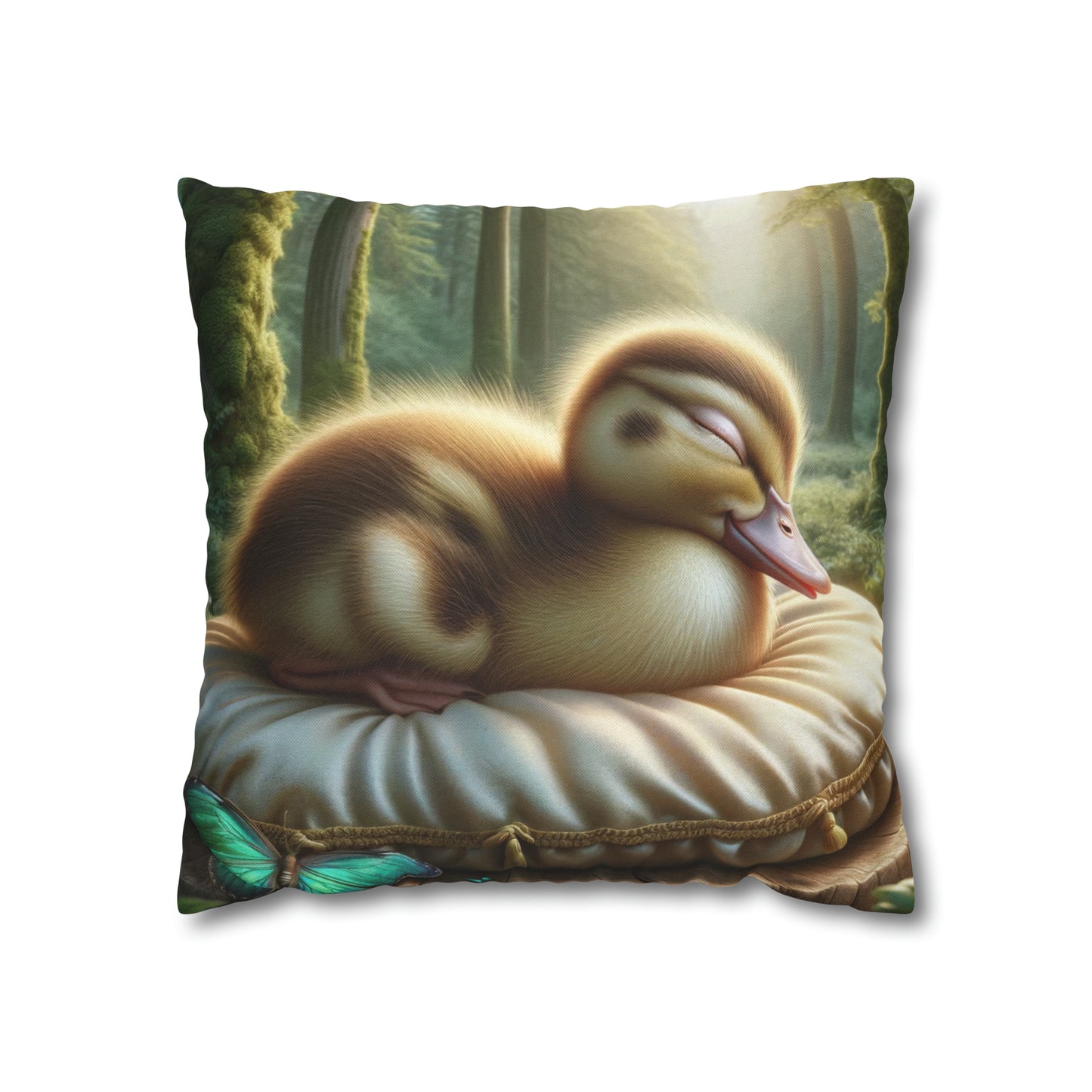 Duck Society® Square Pillow Case Spun Polyester