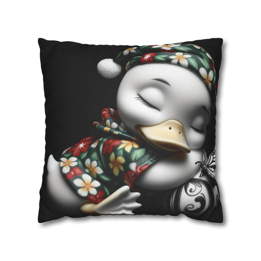 Spun Polyester Square Pillow Case by Duck Society®