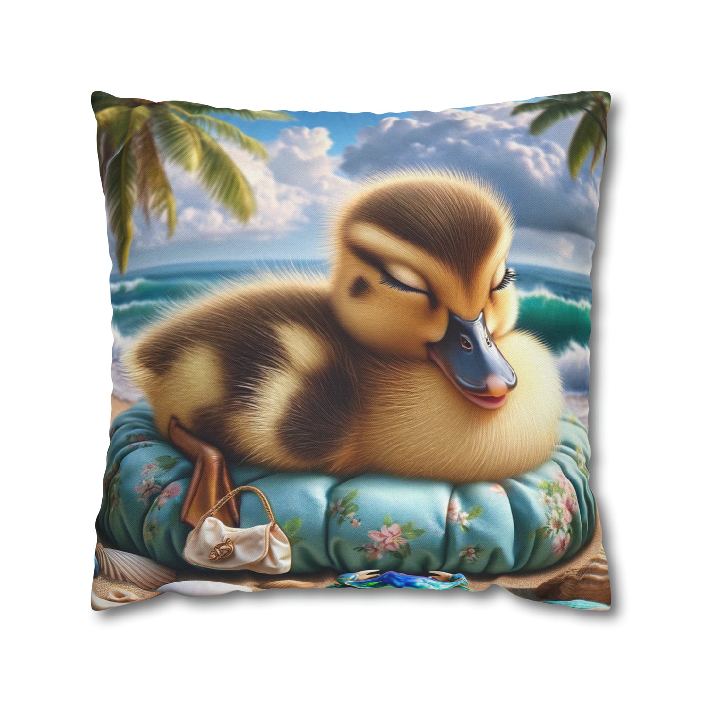 Duck Society® Square Pillow Case Spun Polyester