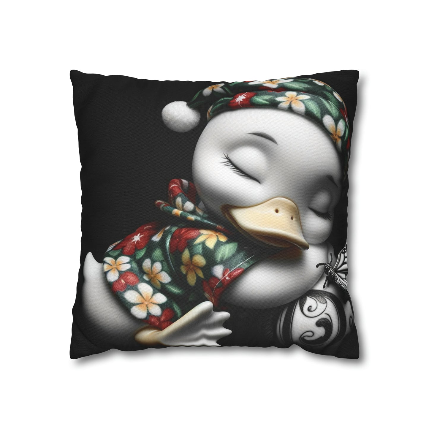 Spun Polyester Square Pillow Case by Duck Society®