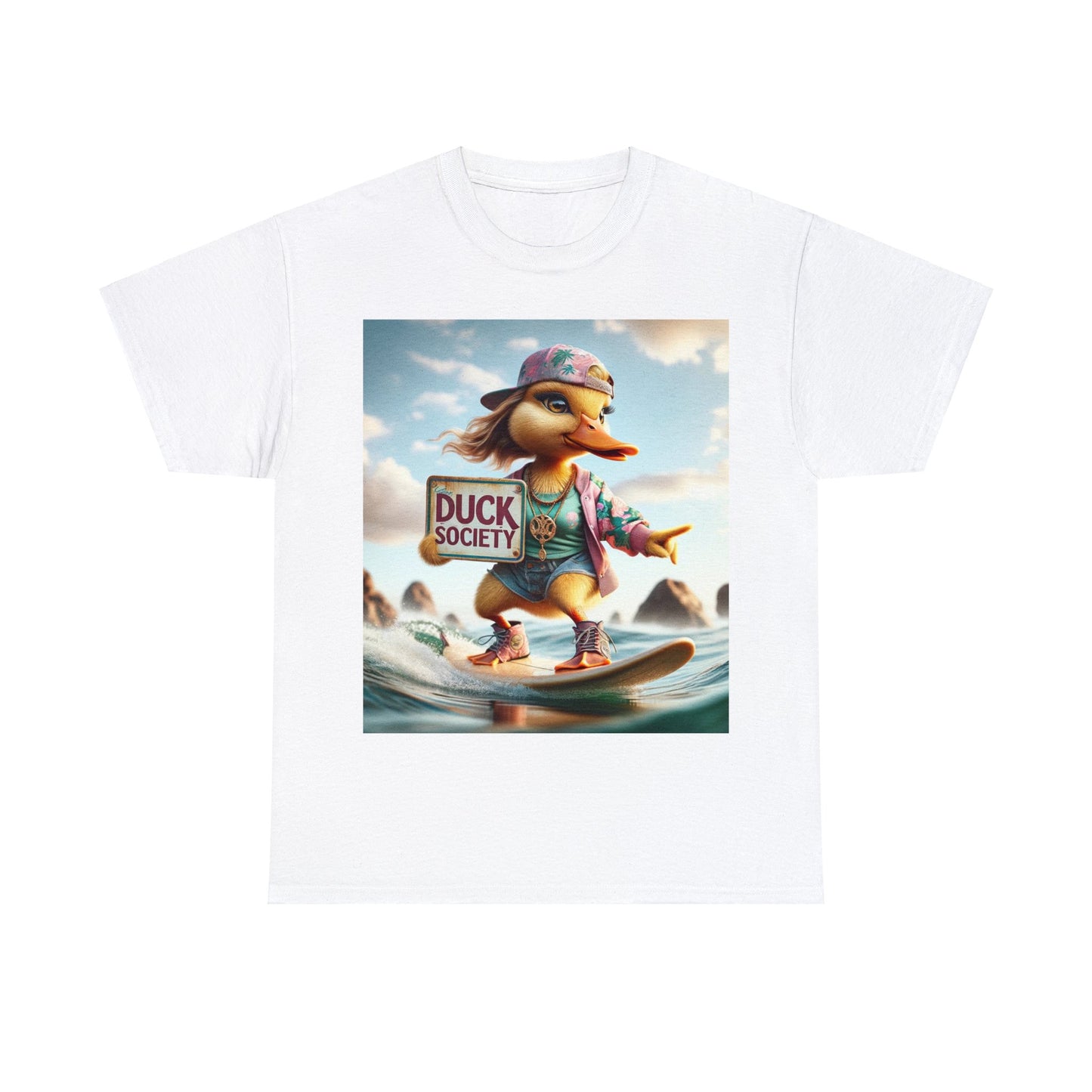 Duck Society® Unisex Heavy Cotton Tee