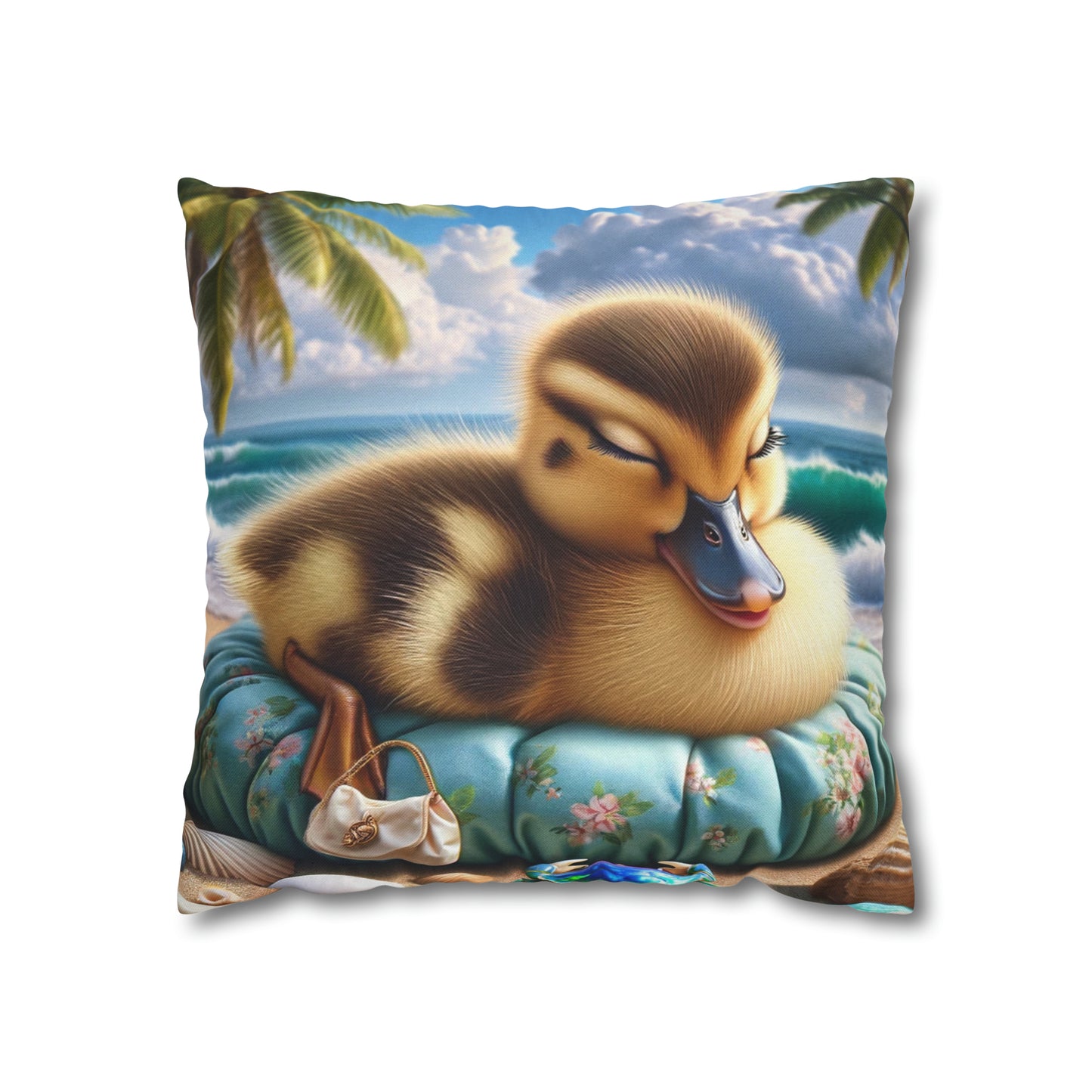 Duck Society® Square Pillow Case Spun Polyester